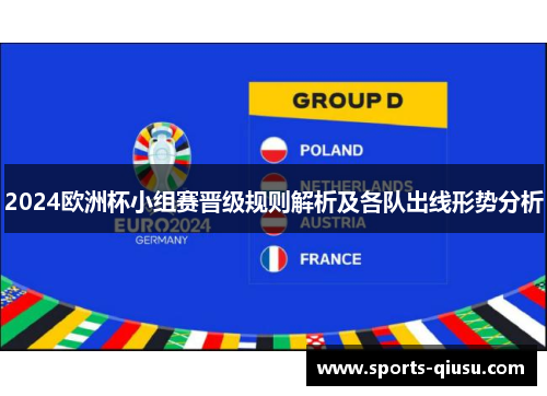 2024欧洲杯小组赛晋级规则解析及各队出线形势分析